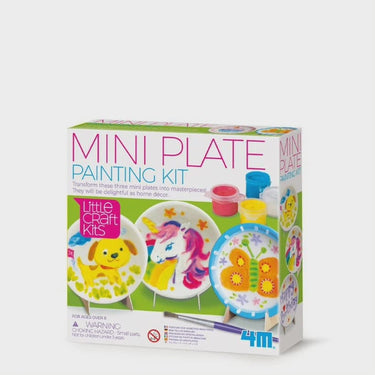 4m stem 4M - LITTLE CRAFT - MINI PLATES PAINTING KIT